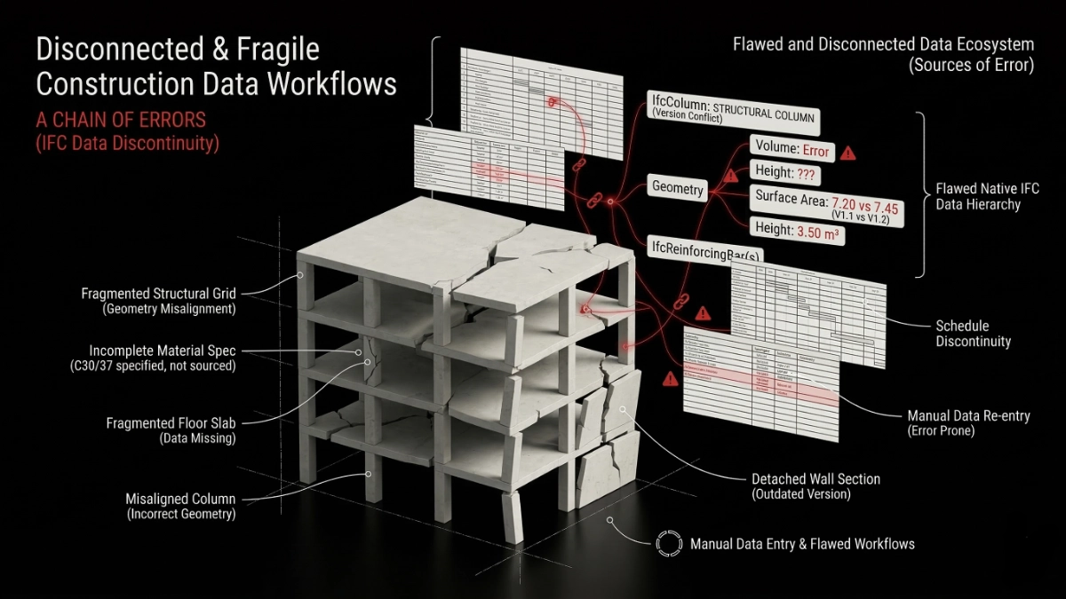Fragilidad del flujo de datos basado en exportaciones manuales a hojas de cálculo
