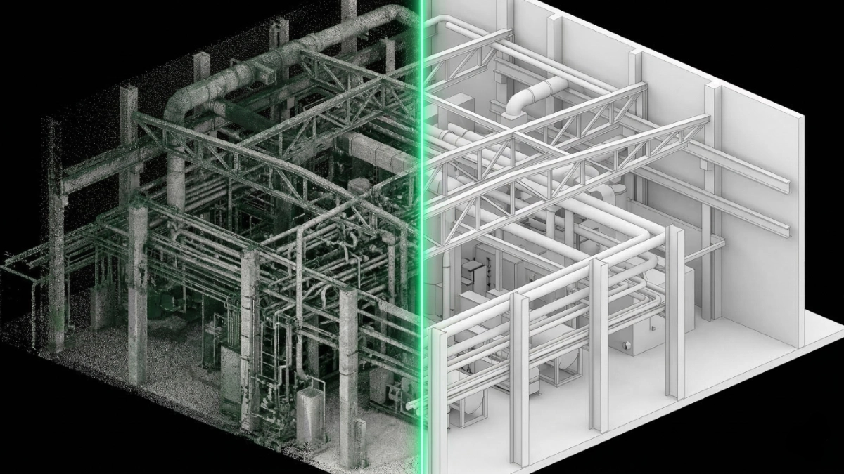 Modelado paramétrico utilizando la nube de puntos como referencia geoespacial